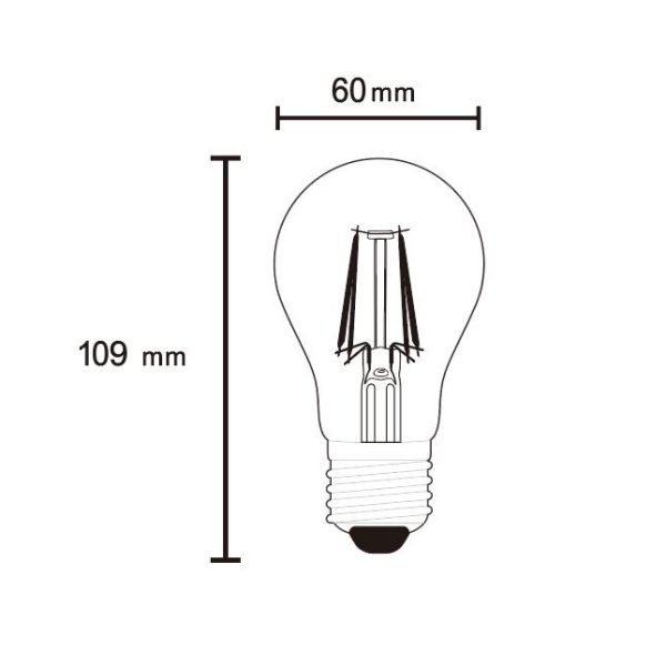 BOMBILLAS E27 LED E27 3.8W 3000K 806lm LED 3.8W 3000K 806 LMS