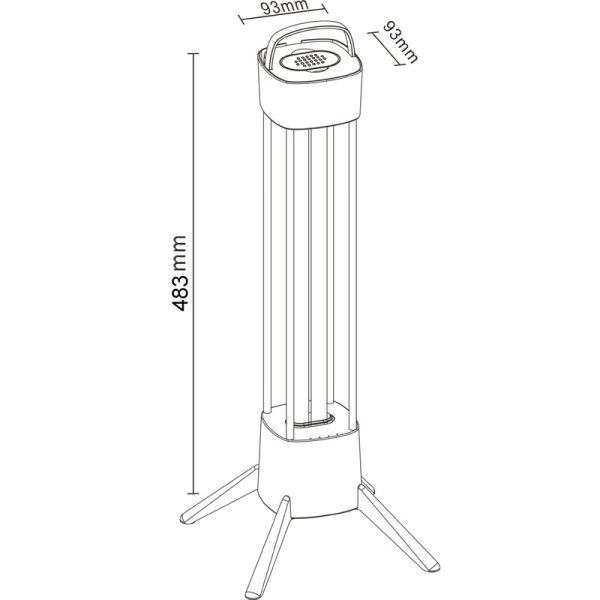 UV LAMP Lampara Germicida 36w phillips