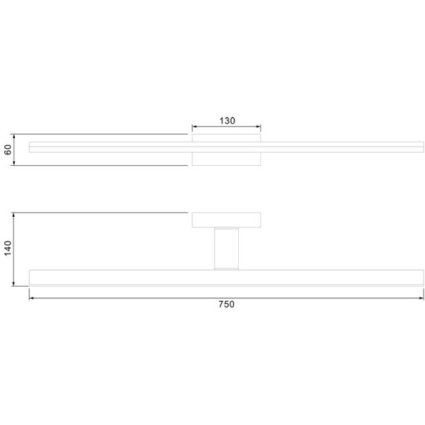 MORNE Aplique LED 20W 4000K IP44 LED 20W 4000K 1800 LMS