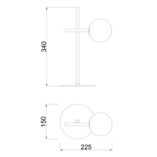 CELLAR Sobremesa 1 Luce 1 x G4