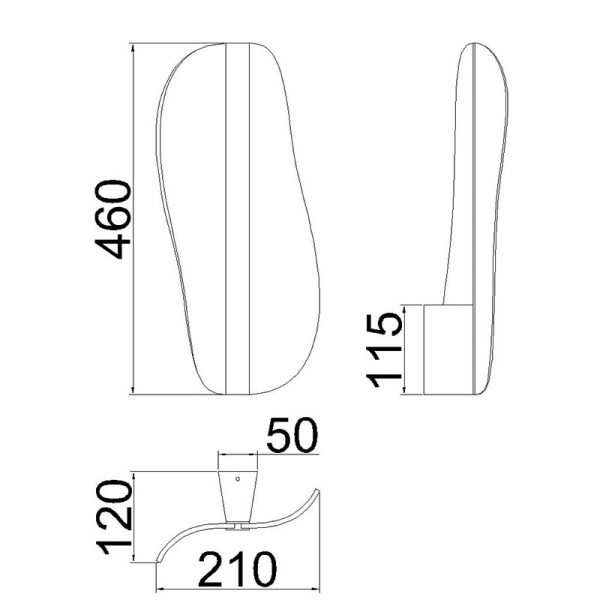 BIANCA Aplique LED 15W 3000K LED 15W 3000K 850 LMS