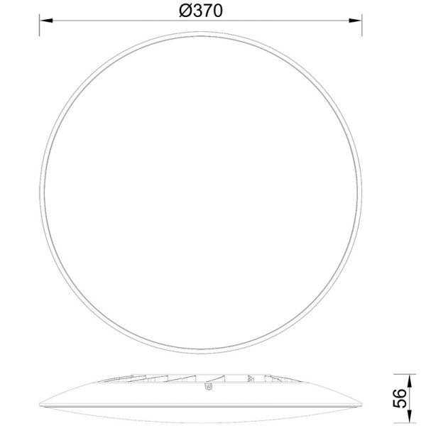 SLIM Plafón LED 24W 5000K LED 24W 5000K 2200 LMS