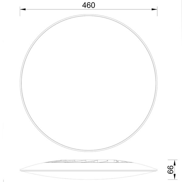 SLIM Plafón LED 50W 5000K LED 50W 5000K 4300 LMS