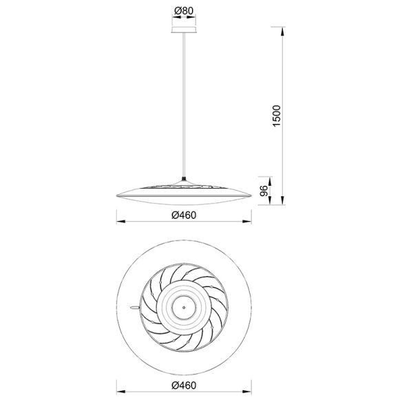 SLIM Lámpara LED 50W 3000K LED 50W 3000K 4150 LMS