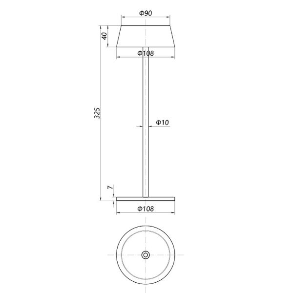 K4 Linterna exterior LED 2W 3000K 180 LMS