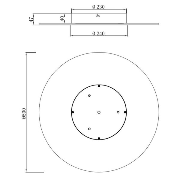 JEWEL Aplique LED 30W 3000K LED 30W 3000K 1600 LMS