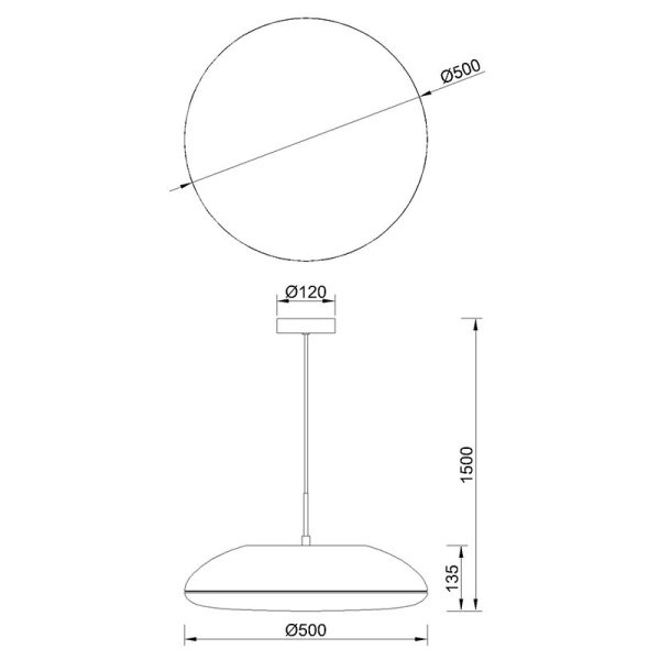 KAZZ Colgante 6 Luces 6 x E27 (No Incl.)