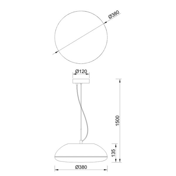 KAZZ Colgante 4 Luces 4 x E27 (No Incl.)