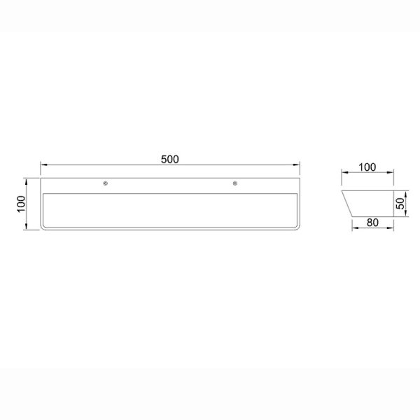 ALTEA APLIQUE LED NEGRO 40W - 3000K LED 40W 3000K 3200 LMS