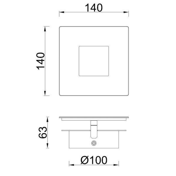 DALIA Aplique LED 12W 3000K LED 12W 3000K 840 LMS