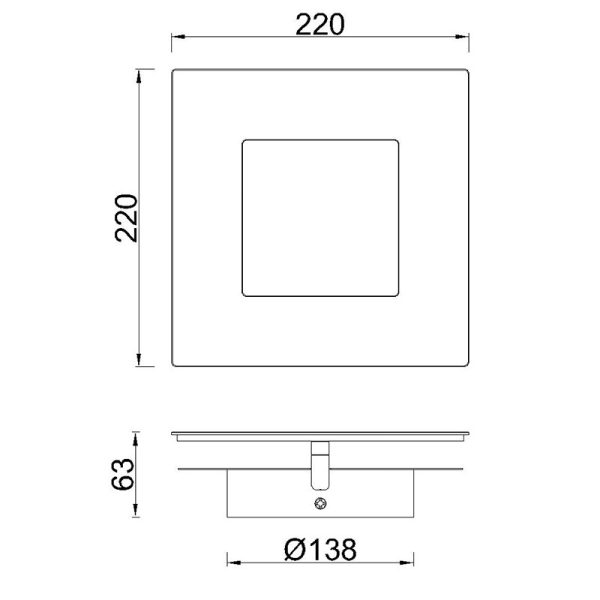 DALIA Aplique LED 24W 3000K LED 24W 3000K 1680 LMS