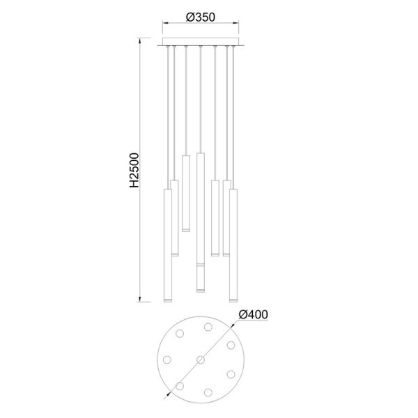 CALA Lámpara LED 48W 3000K LED 48W 3000K 3360 LMS