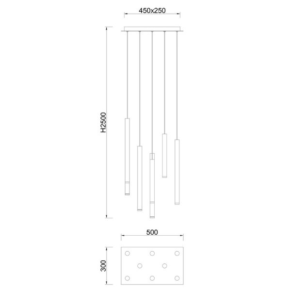 CALA Lámpara LED 48W 3000K LED 48W 3000K 3360 LMS