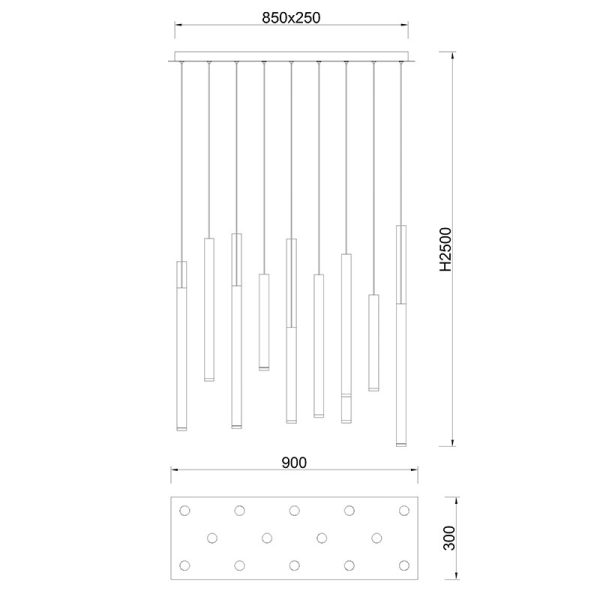 CALA Lámpara LED 84W 3000K LED 84W 3000K 5880 LMS