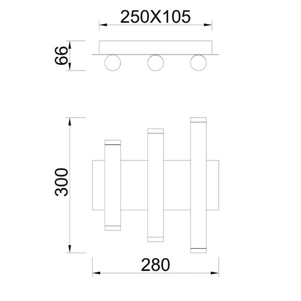 CALA Aplique LED 36W 3000K LED 36W 3000K 2520 LMS