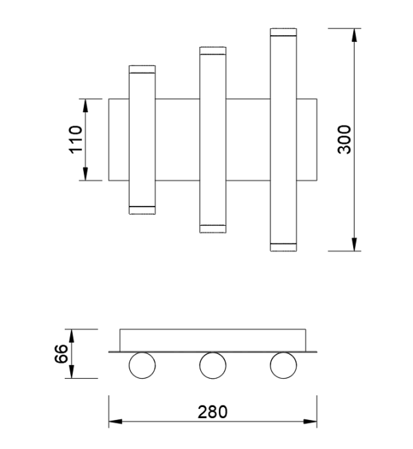 CALA Aplique LED 36W 3000K LED 36W 3000K 2520 LMS