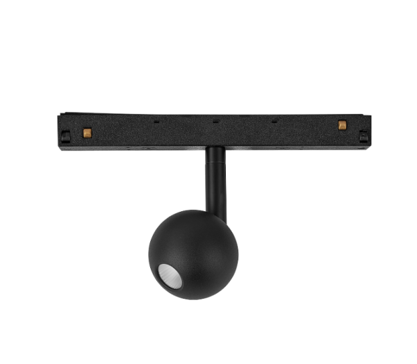 MAGNETO FOCO BOLA 7W NEGRO 3000K TRIAC LED 7W 3000K 560 LMS