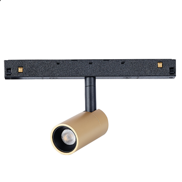 MAGNETO FOCO 5W NEGRO/ORO 3000K TRIAC LED 5W 3000K 400 LMS