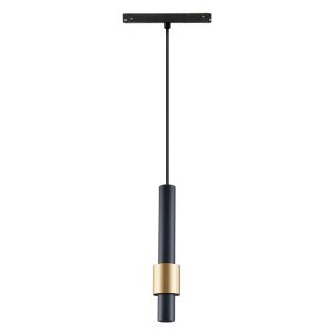 MAGNETO COLGANTE 7W NEGRO/ORO 3000K TRIAC LED 7W 3000K 560 LMS