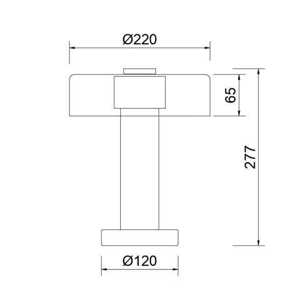 GIN Sobremesa 1 x GU10 (No Incl.)