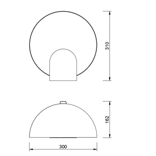 OCULO Sobremesa LED 12W 3000K 1080 LMS