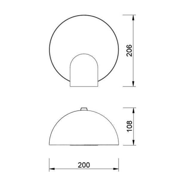 OCULO Sobremesa LED 5W 3000K 400 LMS