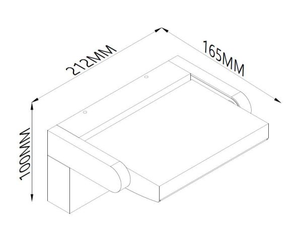 COOPER APLIQUE LED 20W 3000K NEGRO LED 20W 3000K 1700 LMS