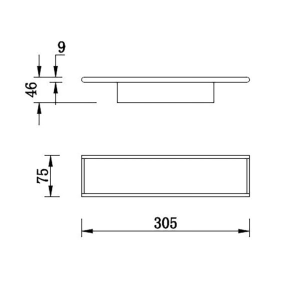 NELSON APLIQUE LED CCT 16W NEGRO LED 16W 2700K/3200K/4000K 1300 LMS