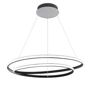 COLGANTE ORNELA NEGRO LED 45W 4275LM 4000K