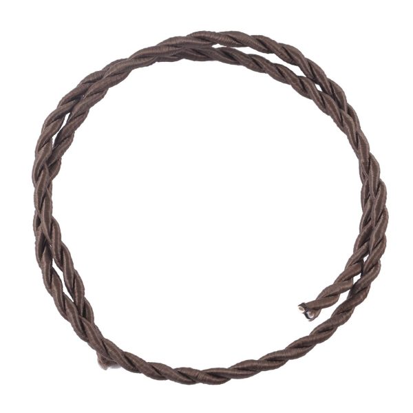 CABLE TRENZADO MARRON