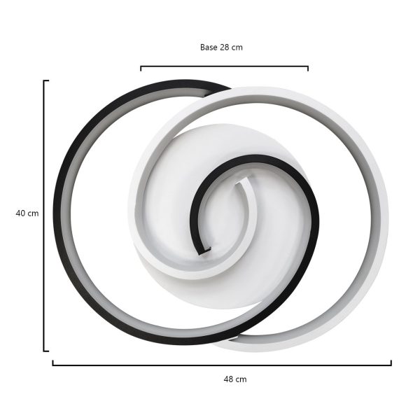 PLAFON LED MANZONI LED 48W 4560LM 2700-6500K