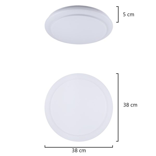 PLAFON NUNO BLANCO LED 48W 3840LM 4000K