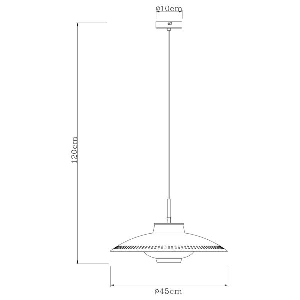 COLGANTE 1L LECARBU 1 X 60W E-27