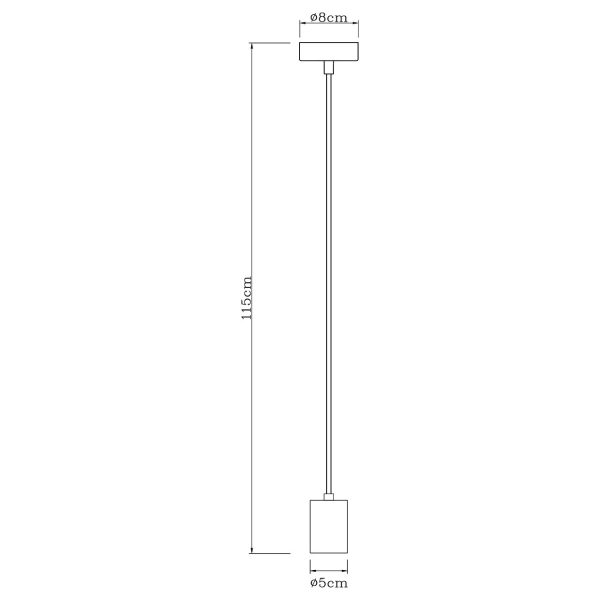 COLGANTE 1L LUGO MADERA 1 X 60W E-27