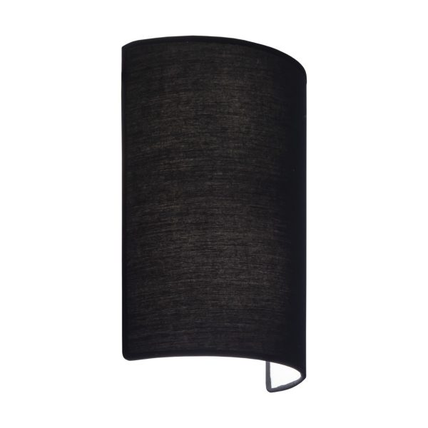 APLIQUE 2L DAFNE NEGRO 2 X 60W E-27