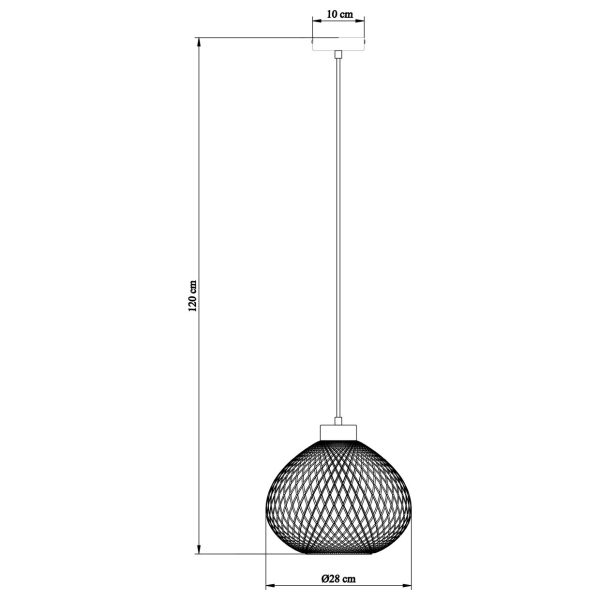 COLGANTE 28 FLORE OPAL MATE