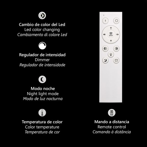 PLAFON LED CASTEDU BLANCO LED 123W 7662LM 3000-6000K