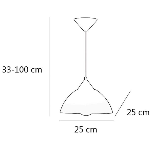 COLGANTE KOPEN GRIS 1 X 60W E-27