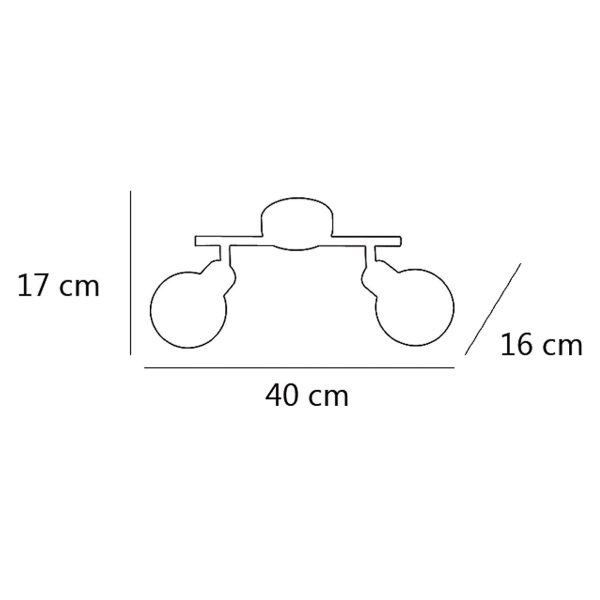 REGLETA 2L ROLO CUERO 2 X 40W G-9