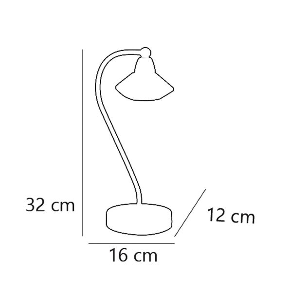 SOBREMESA CHIC CROMO 1 X 40W G-9