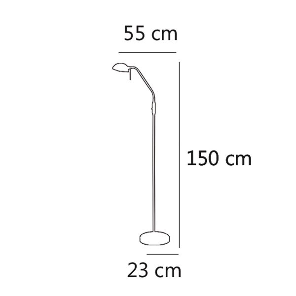 PIE SALON MODOS CUERO 1 X 40W E-14