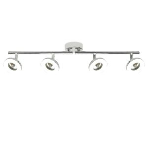 REGLETA 4L NATAL CROMO 4 X LED 5W 1600LM 3000K