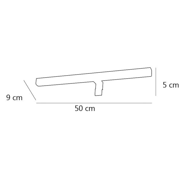 APLIQUE NUCO CROMO LED 15W 1500LM 4000K