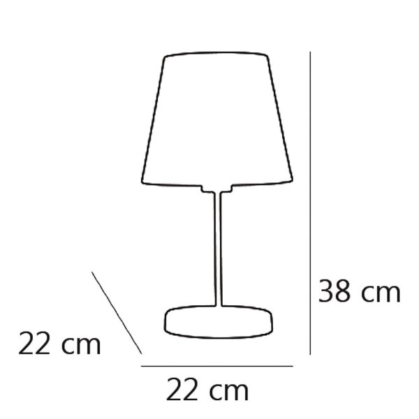 PORTATIL TRISCA BLANCO 1 X 60W E-27