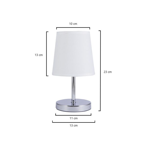 SOBREMESA KALMAR CROMO 1 X 40W E-14