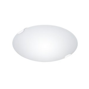 PLAFON CEILIN REDONDO BLANCO 2 X 60W E-27 - 30CM