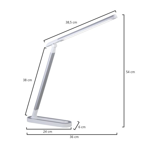 FLEXO KARIM PLATA LED 10W 950LM 4000K