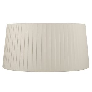 PANTALLA CONO PLISADA BEIGE E-27 40