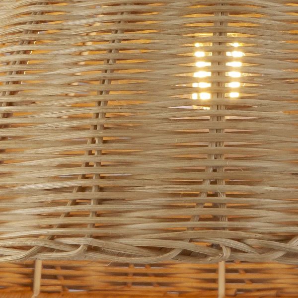 PIE SALON MASTELLA RATTAN 1 X 60W E-27